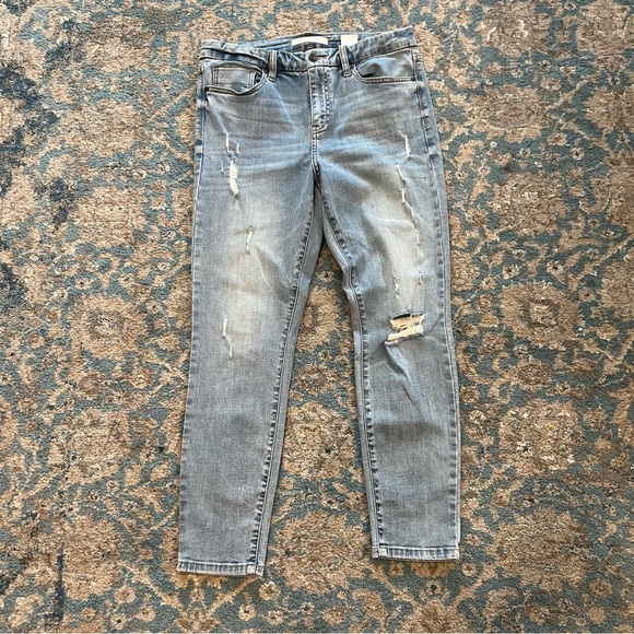 Eunina Jeans Size 15 Greta Mid Rise Skinny Roller - Picture 1 of 7